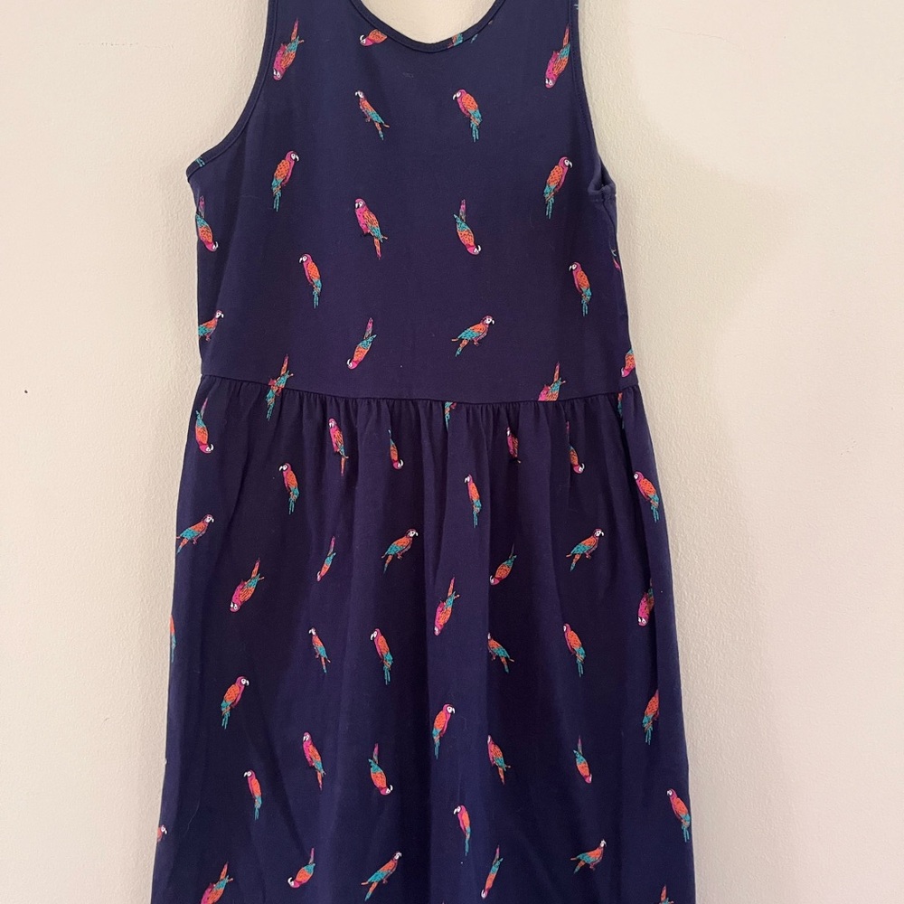 Old Navy Blue and Red Halter Sundress